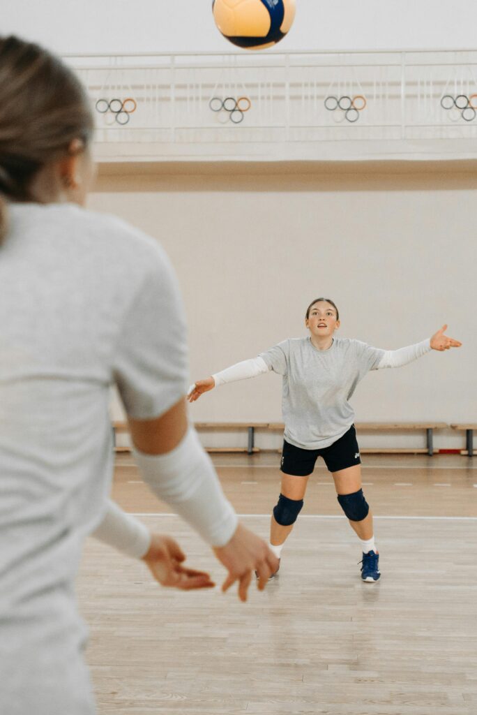 passion volley-ball Joueuse de volley durant un entrainement.